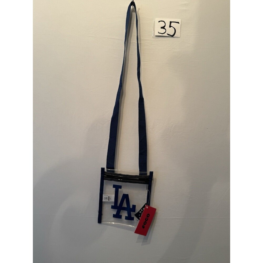 Los Angeles Dodgers FOCO Clear Crossbody Stadium Bag Purse MLB NWT